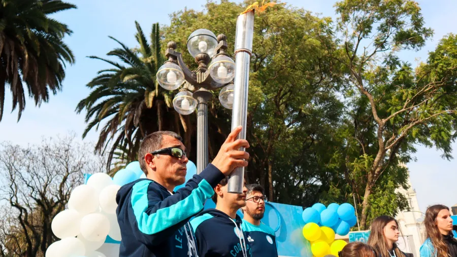 Deportistas entrerrianos recibieron la antorcha paralímpica en Gualeguay Deportistas entrerrianos recibieron la antorcha paralímpica en Gualeguay