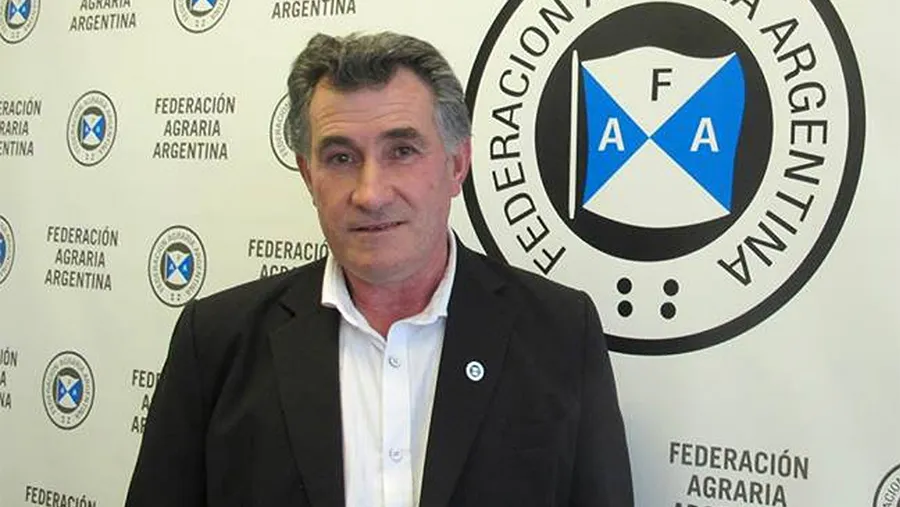 Imagen de archivo de Carlos Achetoni, titular de la Federación Agraria Argentina (FAA). Imagen de archivo de Carlos Achetoni, titular de la Federación Agraria Argentina (FAA).