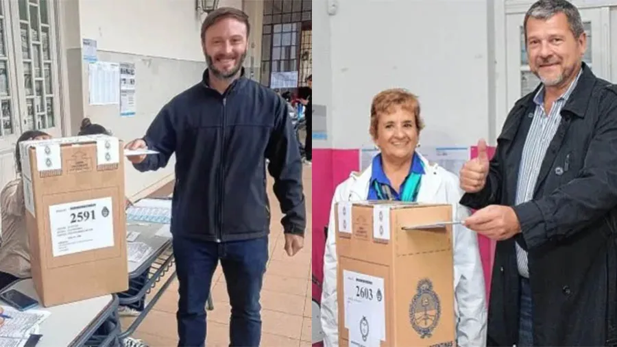 Francisco Azcué votó Escuela N°1 Vélez Sarsfield y Armando Gay en la Escuela Almafuerte de Concordia. Francisco Azcué votó Escuela N°1 Vélez Sarsfield y Armando Gay en la Escuela Almafuerte de Concordia.