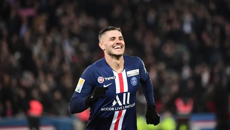 Mauro Icardi Mauro Icardi se despachó con un triplete en la Copa de la Liga de Francia