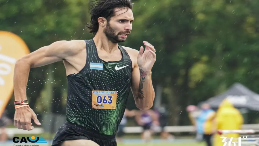 Atletismo: Federico Bruno no podrá competir hasta mediados de 2027