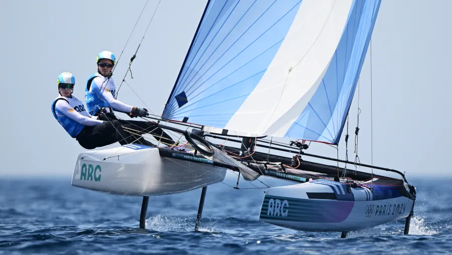 Vela: Mateo Majdalani y Eugenia Bosco clasificaron a la Medal Race en Nacra 17 Vela: Mateo Majdalani y Eugenia Bosco clasificaron a la Medal Race en Nacra 17