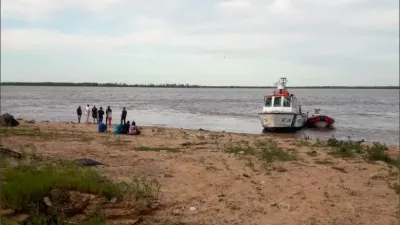 Ahogado río Paraná.