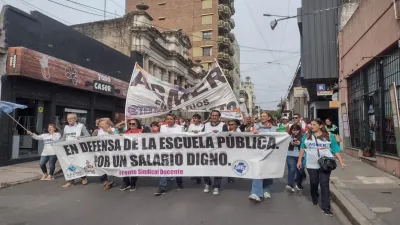 Agmer) rechazó este sábado “la decisión revanchista y persecutoria de avanzar en los descuentos por días de paro”.