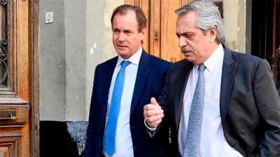 Gustavo Bordet y Alberto Fernández