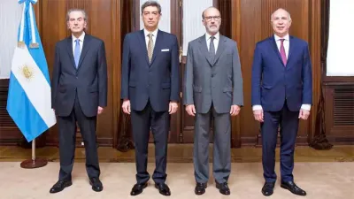 Imagen de archivo del máximo tribunal: sólo cuatro miembros.