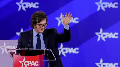 Javier Milei habló en la cumbre de la CPAC, en Washington. 