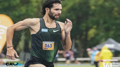 Atletismo: Federico Bruno no podrá competir hasta mediados de 2027
