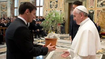 Messi y  Francisco