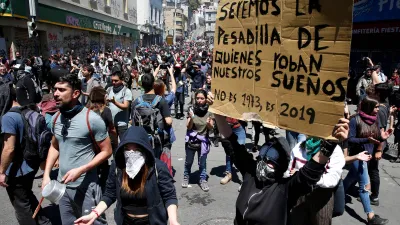 Manifestación en Chile