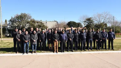 Los intendentes y autoridades policiales se reunieron en Colonia Elía para abordar estrategias comunes para consolidar la seguridad ciudadana.