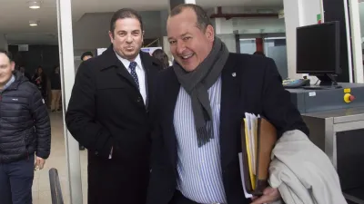 Cristian Treppo y su abogado